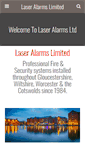 Mobile Screenshot of laser-alarms.com